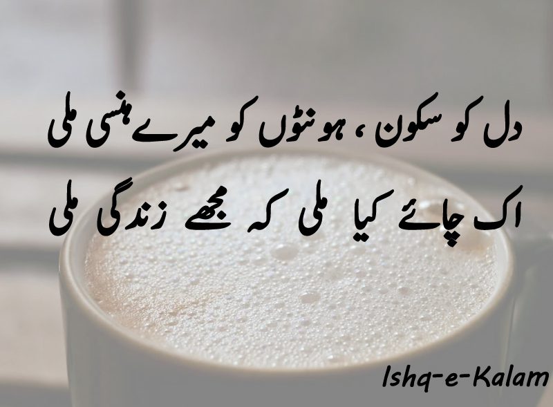 Best Chai shayari in urdu