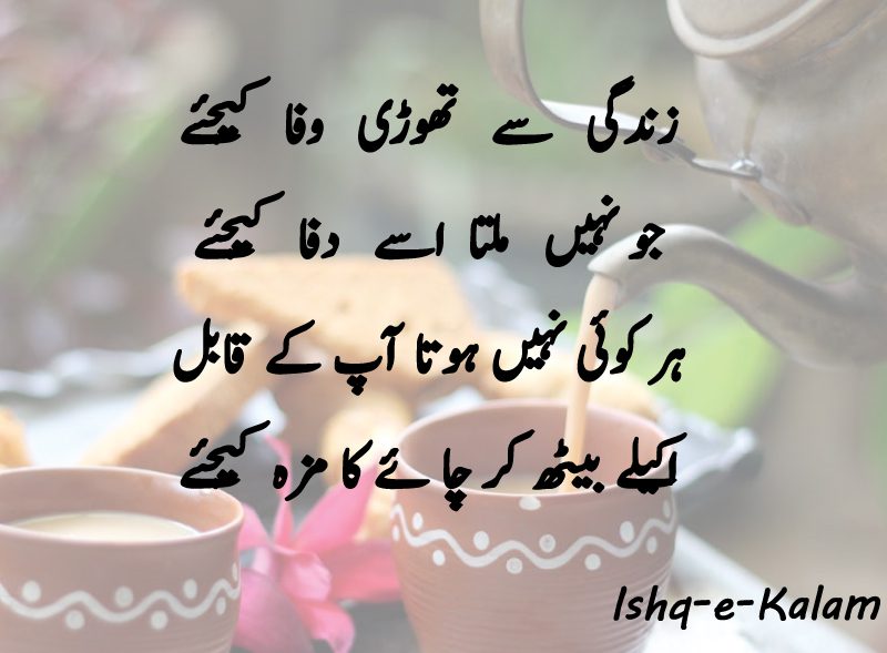 Best Chai shayari in urdu