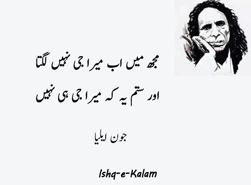 best john elia sad poetry in urdu text